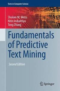 bokomslag Fundamentals of Predictive Text Mining