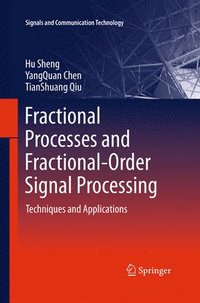bokomslag Fractional Processes and Fractional-Order Signal Processing