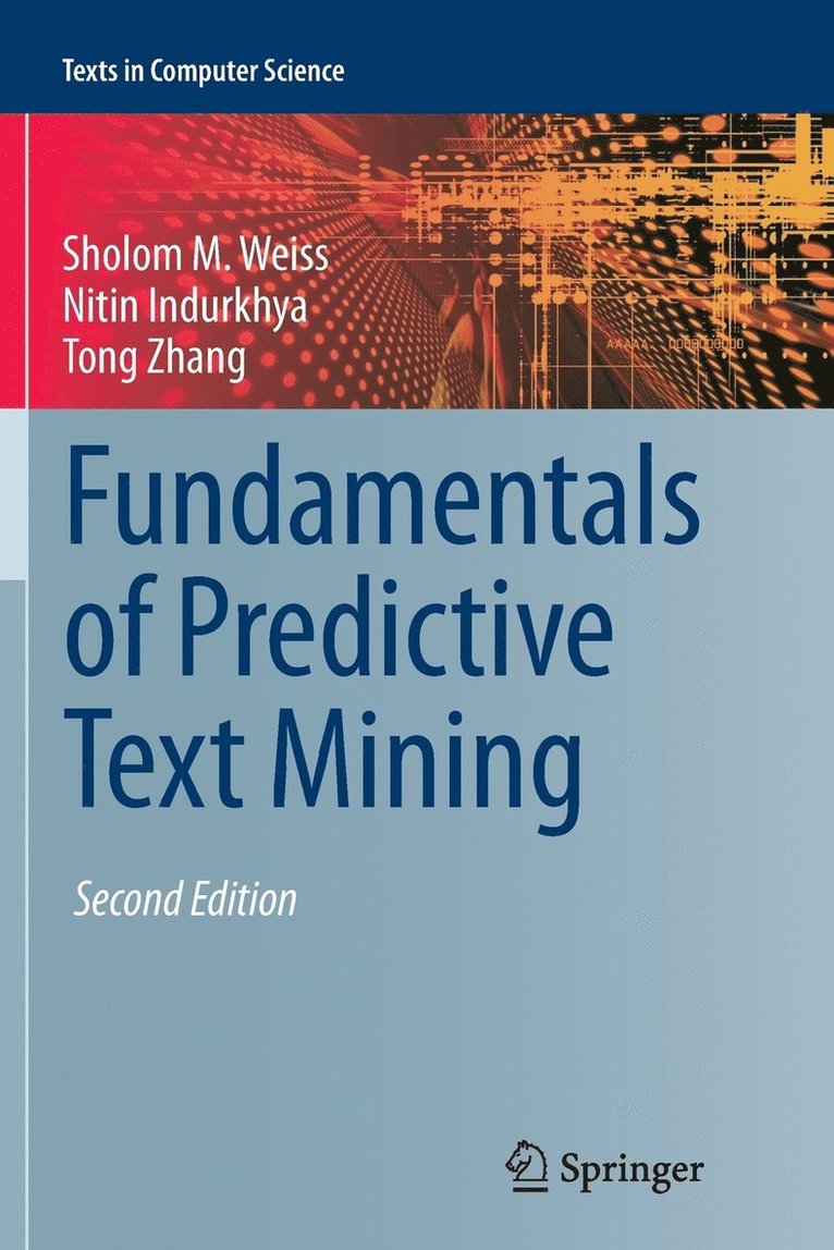 Fundamentals of Predictive Text Mining 1