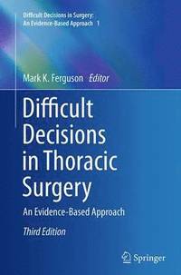bokomslag Difficult Decisions in Thoracic Surgery