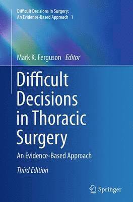 bokomslag Difficult Decisions in Thoracic Surgery