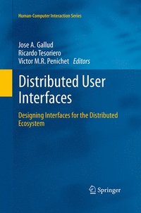 bokomslag Distributed User Interfaces