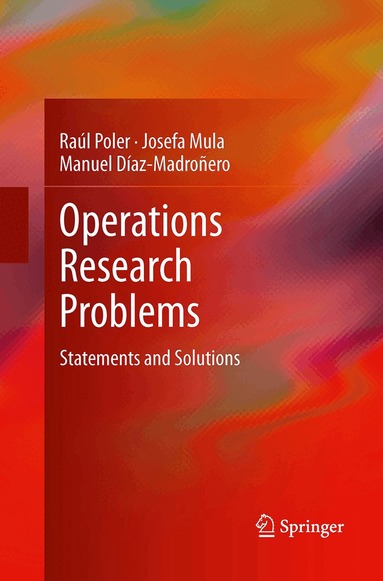 Raúl Poler, Josefa Mula, Manuel Díaz-Madroñero - Operations Research Problems, Häftad