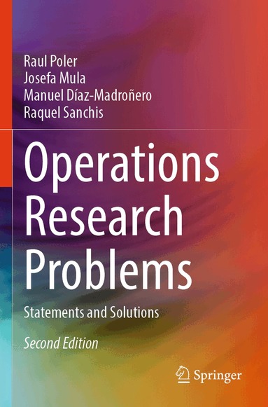 Raul Poler, Josefa Mula, Manuel Díaz-Madroñero, Raquel Sanchis - Operations Research Problems, Häftad