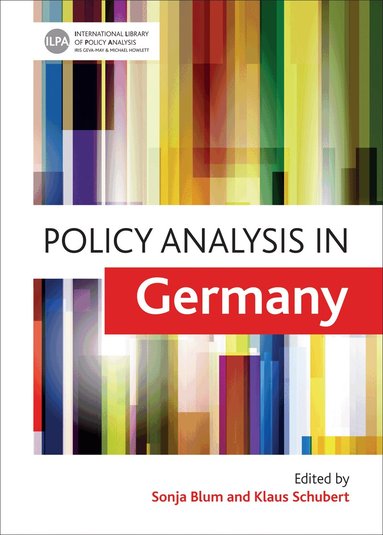 Sonja Blum, Klaus Schubert - Policy Analysis in Germany, Inbunden