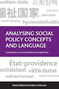 bokomslag Analysing Social Policy Concepts and Language