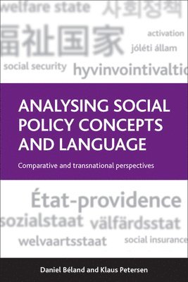 bokomslag Analysing Social Policy Concepts and Language