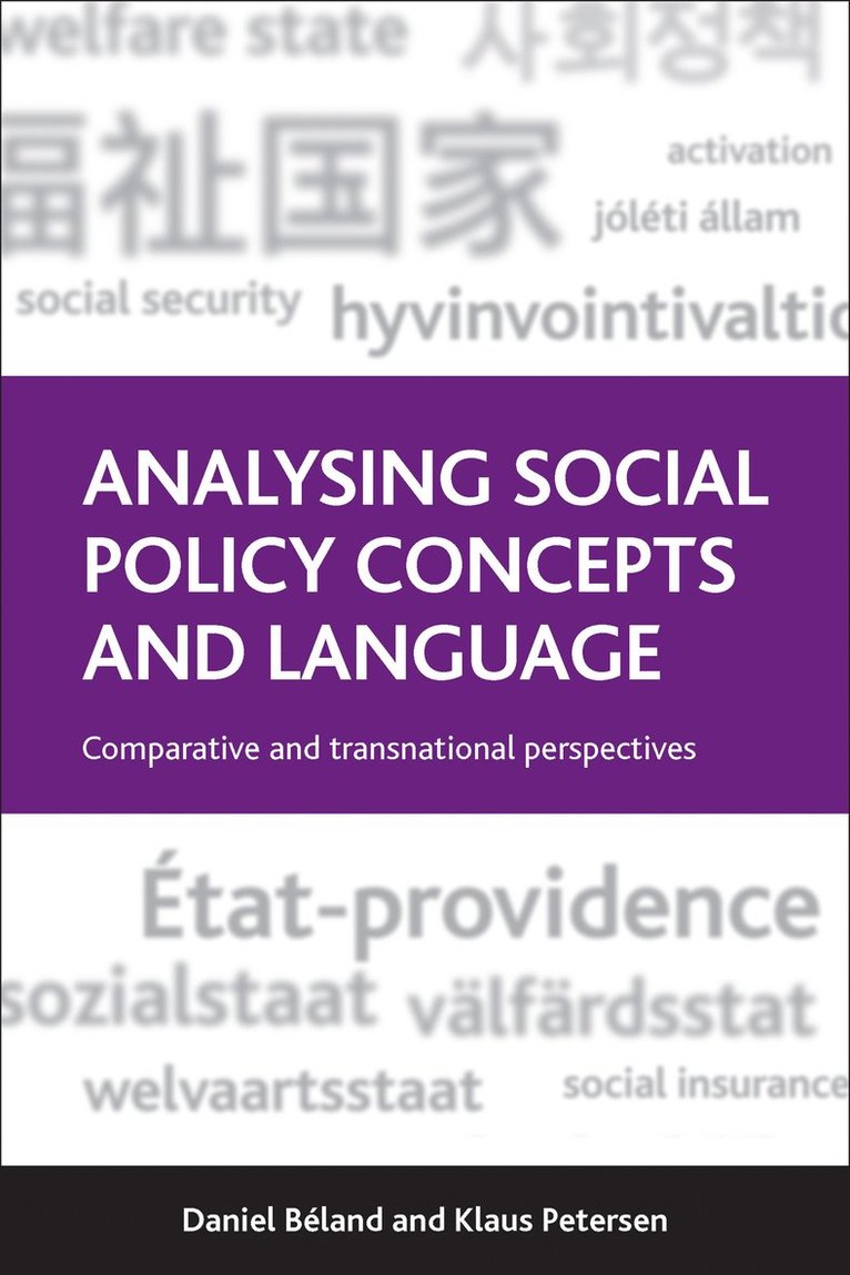 Analysing Social Policy Concepts and Language 1