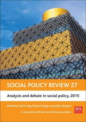 Zoë Irving, Menno Fenger, John Hudson - Social Policy Review 27, Inbunden
