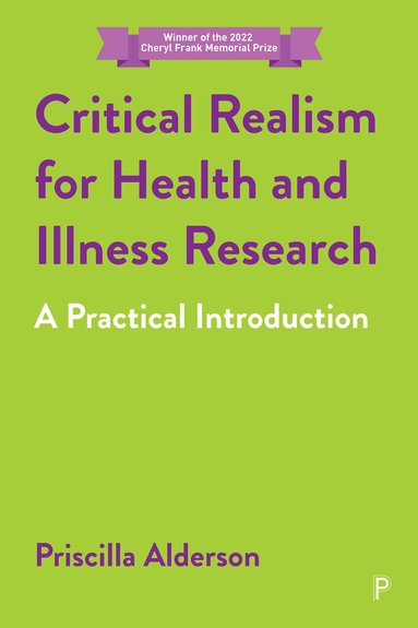 Priscilla Alderson - Critical Realism for Health and Illness Research, Häftad