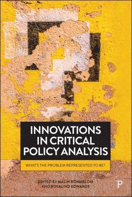 bokomslag Innovations in Critical Policy Analysis