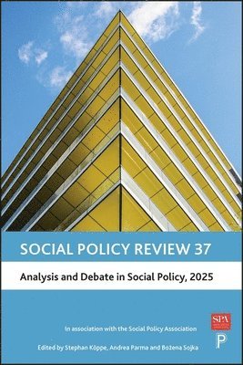 bokomslag Social Policy Review 37