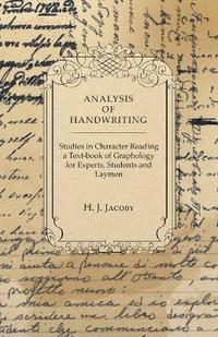 bokomslag Analysis of Handwriting - An Introduction Into Scientific Graphology