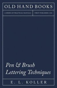 bokomslag Pen and Brush Lettering