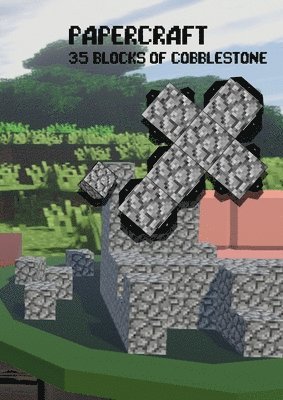 Papercraft 35 Blocks of Cobblestone 1