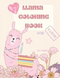 bokomslag Llama Coloring Book