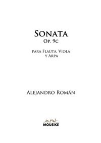 bokomslag Sonata para flauta, viola y arpa, Op. 9c