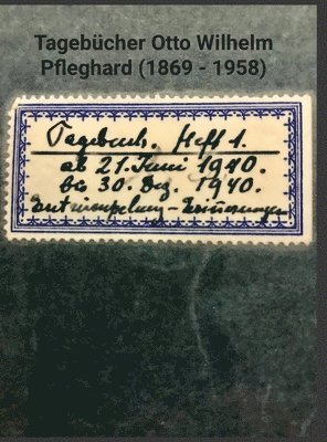 Otto Wilhelm Pfleghard (1869 - 1958)