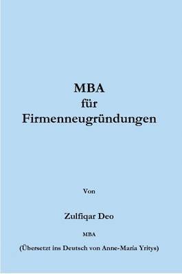 bokomslag MBA for Startups