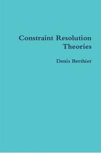 bokomslag Constraint Resolution Theories