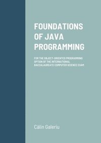 bokomslag Foundations of Java Programming