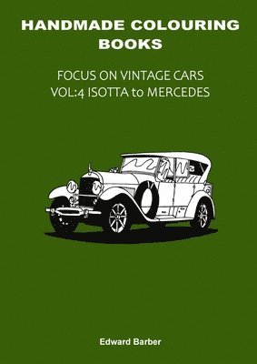 Handmade Colouring Books - Focus on Vintage Cars Vol 1