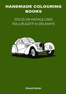 bokomslag Handmade Colouring Books - Focus on Vintage Cars Vol