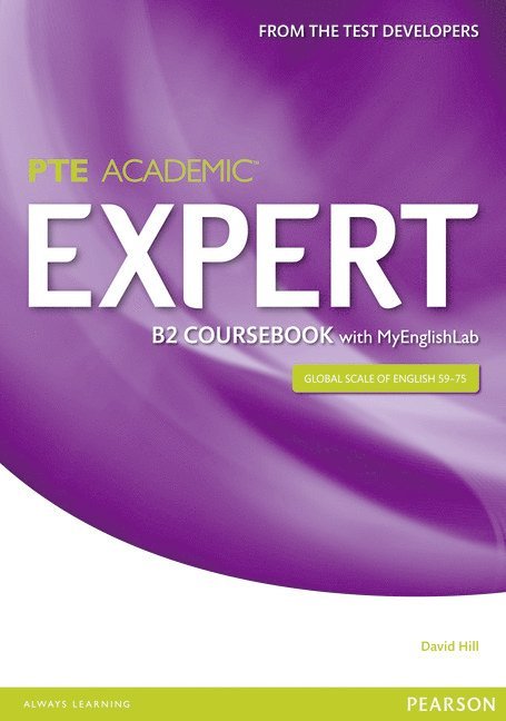 Expert Pearson Test of English Academic B2 Coursebook for MyEnglishLab Pack