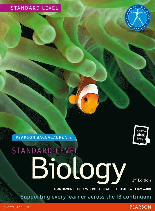 Pearson Baccalaureate Biology Standard Level 2nd edition print and ebook bundle for the IB Diploma 1