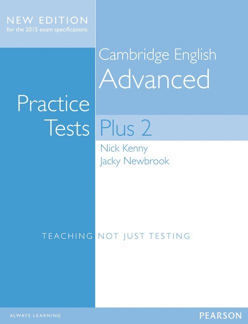 Cambridge Advanced Volume 2 Practice Tests Plus New Edition Students' Book without Key 1