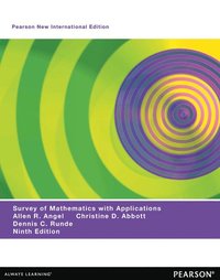 bokomslag A Survey of Mathematics with Applications Pearson New International Edition, plus MyMathLab without eText