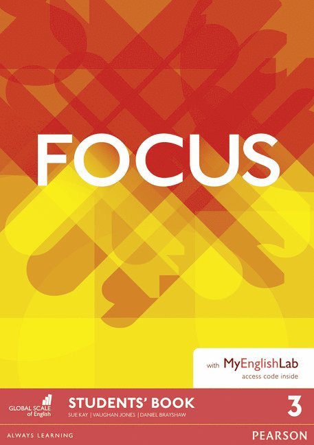 Focus BrE 3 Student's Book for MyEnglishLab Pack