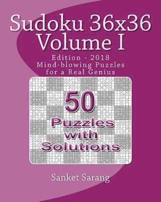 Sudoku 36x36: Mind-blowing Puzzles for a Real Genius 1