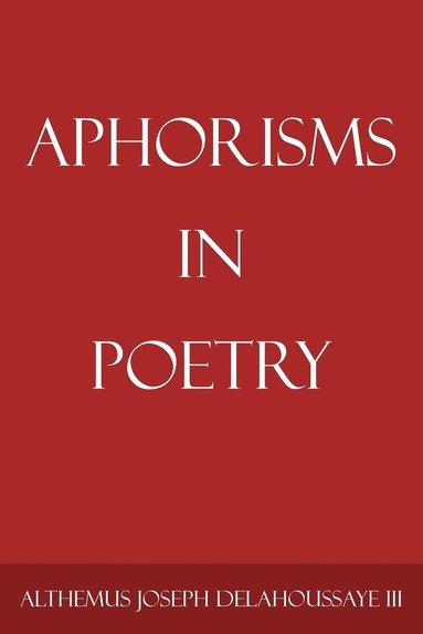 bokomslag Aphorisms in Poetry