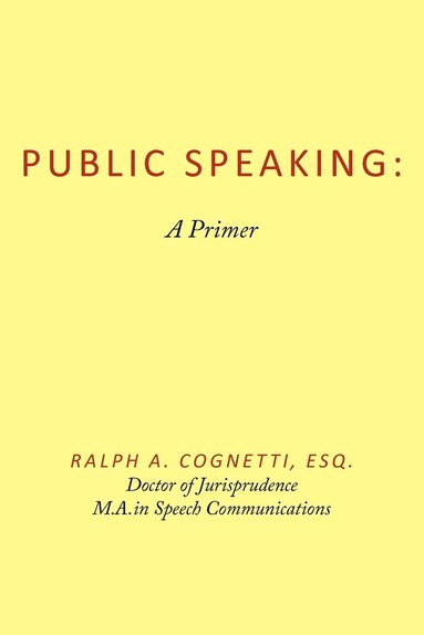 bokomslag Public Speaking