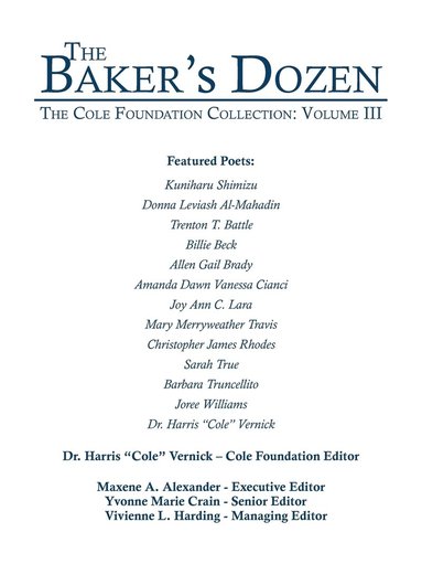 bokomslag The Baker's Dozen