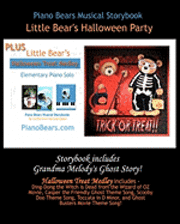 bokomslag Piano Bears Musical Storybook: Little Bear's Halloween Party!