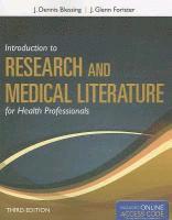 bokomslag Introduction To Research And Medical Literature For Health Professionals