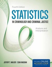 bokomslag Statistics In Criminology And Criminal Justice