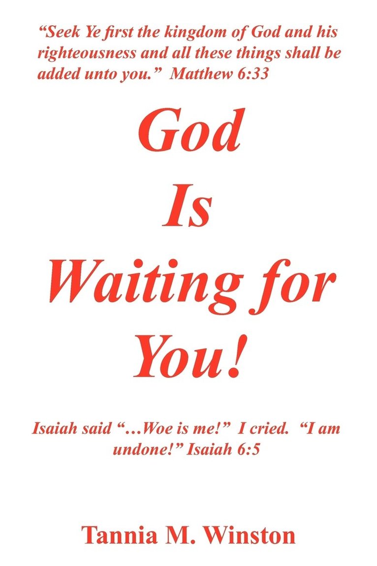 God Is Waiting for You 1