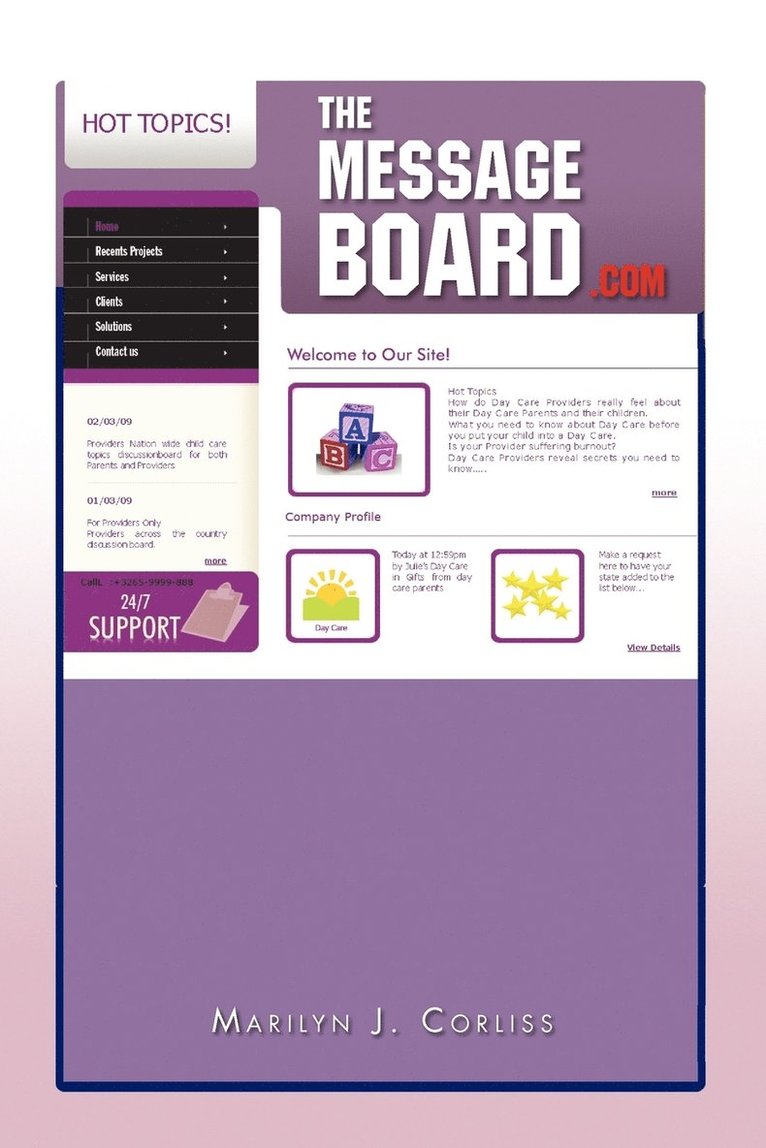 Marilyn J Corliss, Marilyn J. Corliss - Message Board.Com'', Häftad