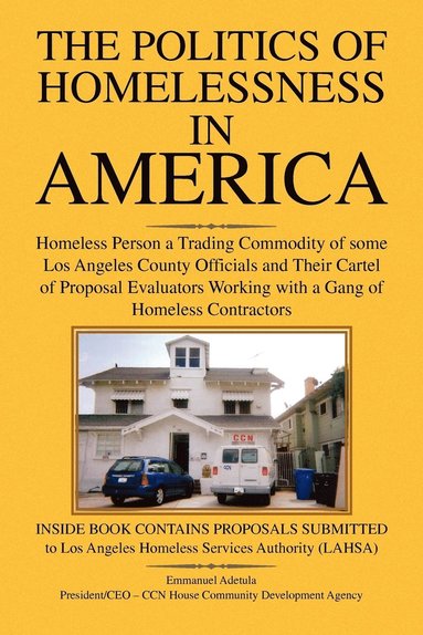 bokomslag Politics of Homelessness in America