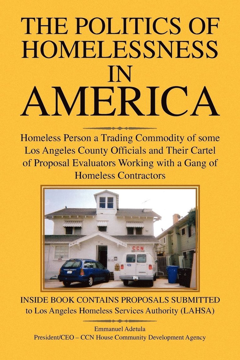 The Politics of Homelessness in America 1