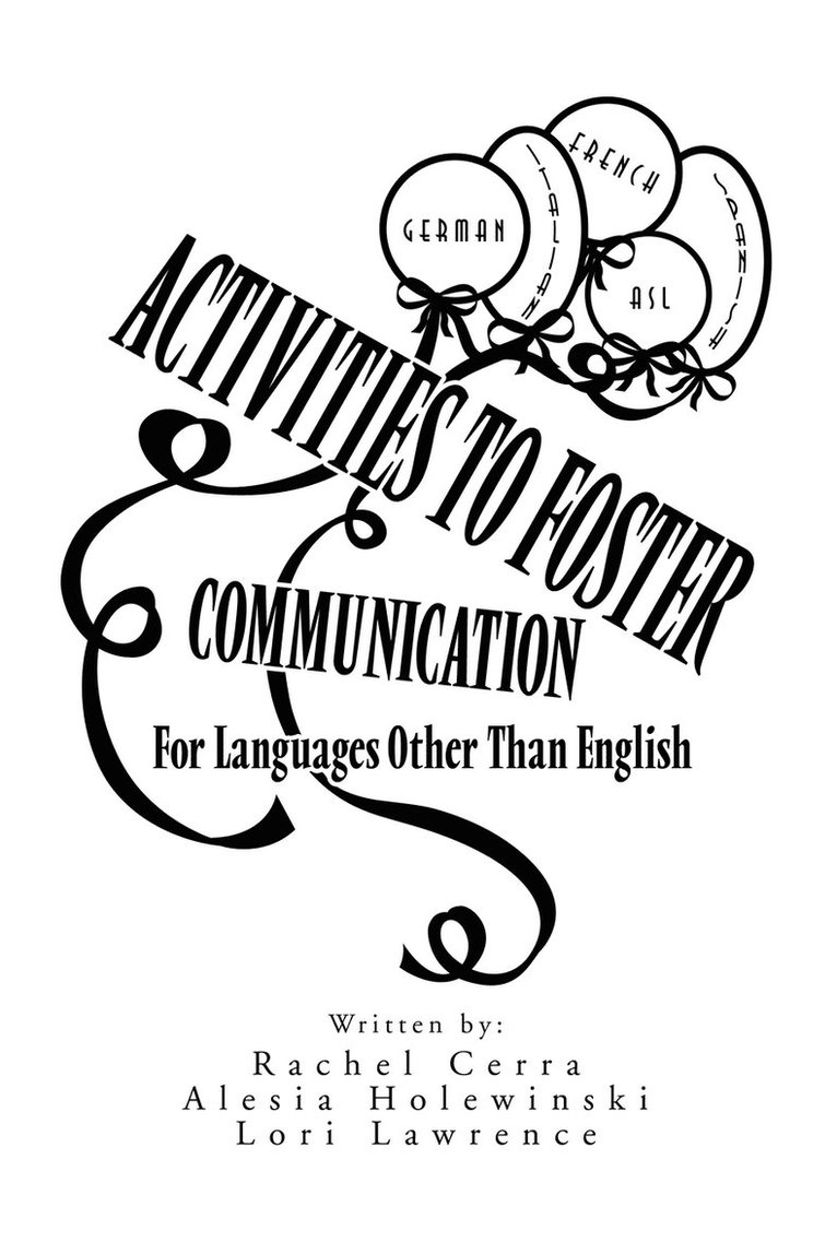 Activities to Foster Communication 1