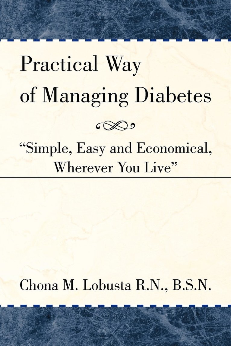 Practical Way of Managing Diabetes 1