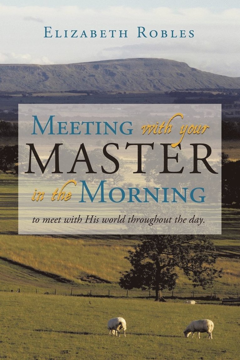 Elizabeth Robles - Meeting with your Master in the Morning, Häftad
