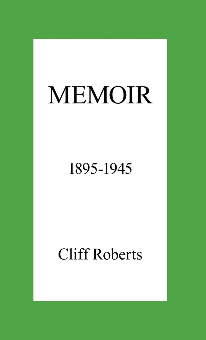 Memoir 1