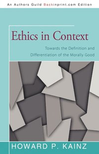 bokomslag Ethics in Context
