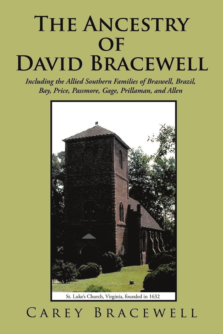 The Ancestry of David Bracewell 1