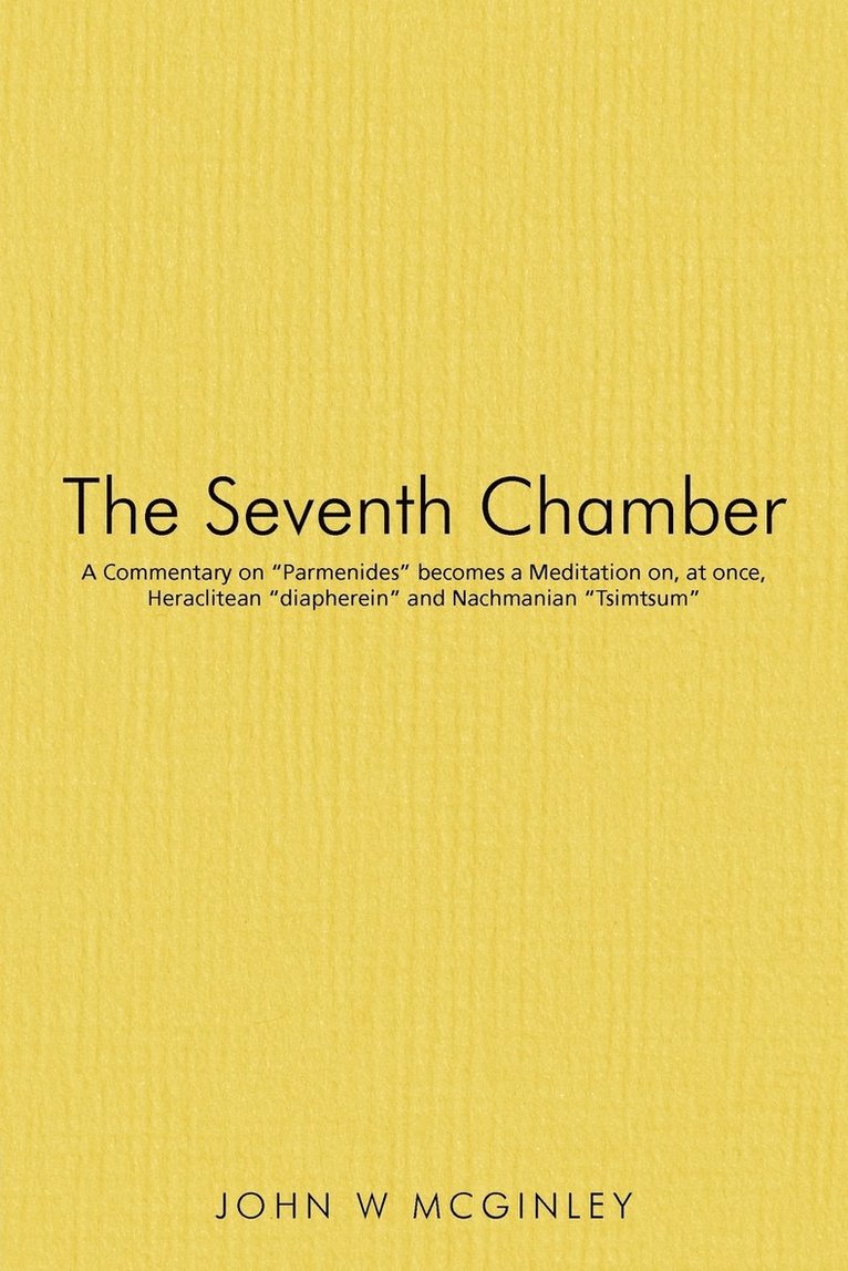 John W McGinley, John W. McGinley - Seventh Chamber, Häftad